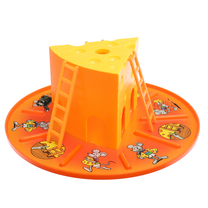 Настольная игра-бродилка &laquo;Сырные дела&raquo;: кубик, фишки-мышки, кот, сырные кусочки, 2-4 игрока, 3+