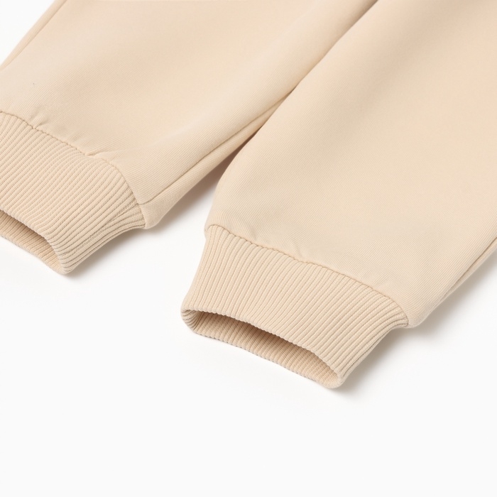 Комплект (свитшот и брюки) детский MINAKU "Nature", цвет бежевый, рост 68-74 см