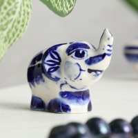 Сувенир &laquo;Слон&raquo;, малый, гжель