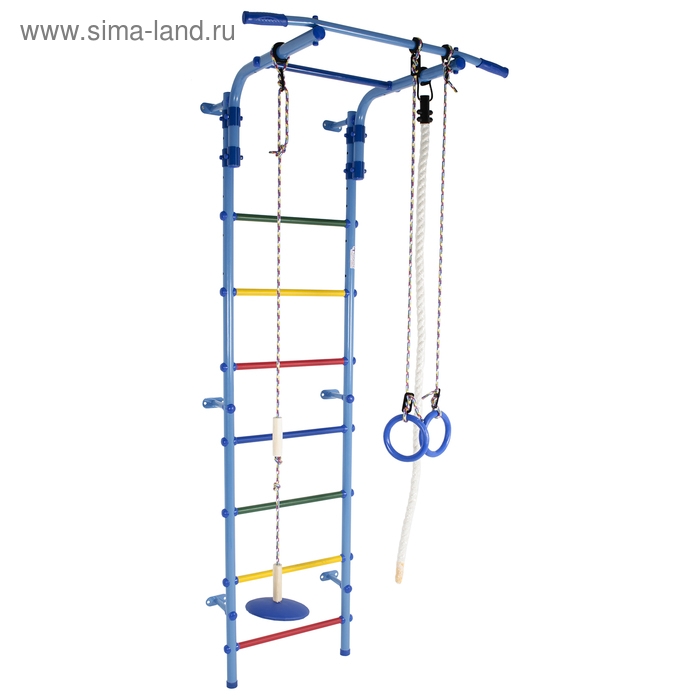 Детский спортивный комплекс Start 2, цвет голубой/радуга