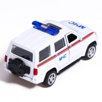 Машина металлическая «УАЗ Патриот. МЧС», инерция, 1:50 Машина металлическая «УАЗ Патриот. МЧС», инерция, 1:50