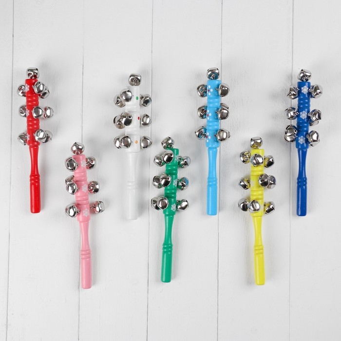 Погремушка с бубенцами &laquo;Весёлое настроение&raquo;, цвета МИКС