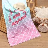 Полотенце пляжное Этель "Русалка", 70*140 см,250гр/м2, 100%п/э Полотенце пляжное Этель "Русалка", 70*140 см,250гр/м2, 100%п/э