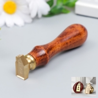 Печать фигурная для сургуча с деревянной ручкой "Домик" 2,3х1,1 см Печать фигурная для сургуча с деревянной ручкой "Домик" 2,3х1,1 см