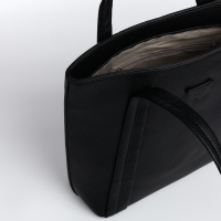 Сумка женская тоут на молнии, цвет чёрный Сумка женская тоут на молнии, цвет чёрный