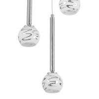 Светильник "Жаннетт" 3х3Вт G4 Хром 30х30х180см Светильник "Жаннетт" 3х3Вт G4 Хром 30х30х180см