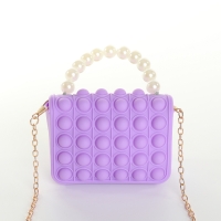 Сумка-мессенджер детская для девочки, pop it, цвет фиолетовый