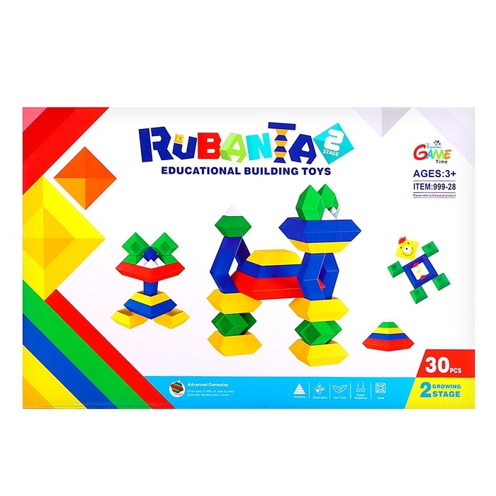 Конструктор-пирамидка &laquo;Эрудит&raquo;, 30 деталей