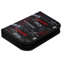 Пенал 1 секция, 130 х 210 х 40 мм, 2 откидные планки, тканевый, Calligrata TOP, Content "Экстрим" Пенал 1 секция, 130 х 210 х 40 мм, 2 откидные планки, тканевый, Calligrata TOP, Content "Экстрим"