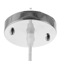 Светильник BayerLux "Сильвия" Е27 40Вт хром 11х11х22-110 см Светильник BayerLux "Сильвия" Е27 40Вт хром 11х11х22-110 см