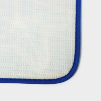 Коврики для ванной и туалета Доляна &laquo;Ракушки&raquo;, объёмные, 2 шт: 40&times;50 см, 50&times;80 см, цвет синий