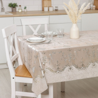 Клеёнка на стол &laquo;Ромбики&raquo;, на тканевой основе, рулон 20 метров, ширина 137 см, толщина 0,25 мм