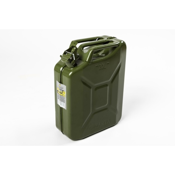 Канистра стальная для ГСМ ZARYA, 20 л, металлическая, крышка с рычагом Канистра стальная для ГСМ ZARYA, 20 л, металлическая, крышка с рычагом