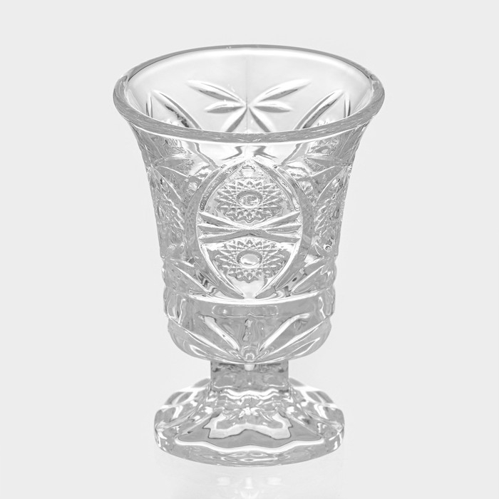 Набор рюмок стеклянных &laquo;Ледяная звезда&raquo;, 40 мл, 5,5&times;7,5 см, 6 шт