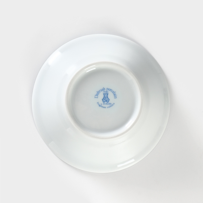 Салатник фарфоровый &laquo;Идиллия&raquo;, 360 мл, d=14 см, цвет белый