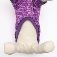 Свитер меланжевый, размер XL (ДС 35, ОШ 32, ОГ 50 см), фиолетовый Свитер меланжевый, размер XL (ДС 35, ОШ 32, ОГ 50 см), фиолетовый