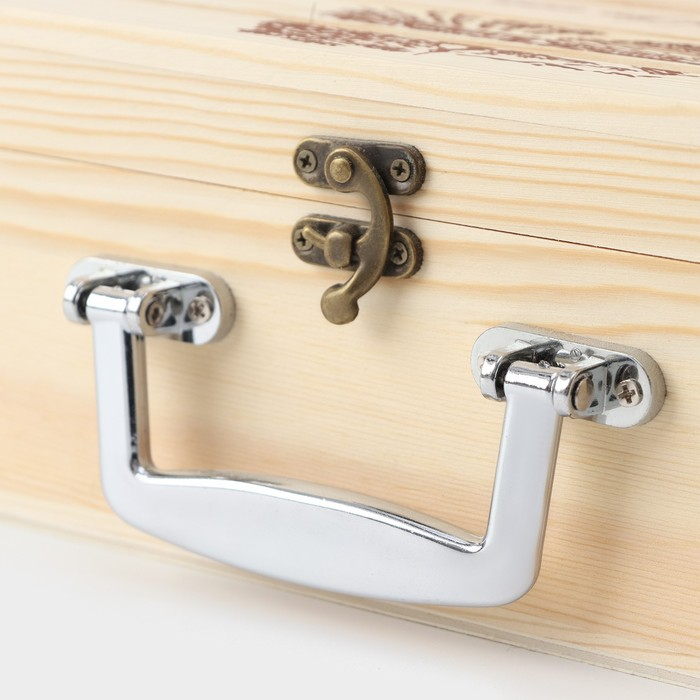 Ящик для хранения вина Доляна &laquo;Феррара&raquo;, 35&times;20 см, на 2 бутылки