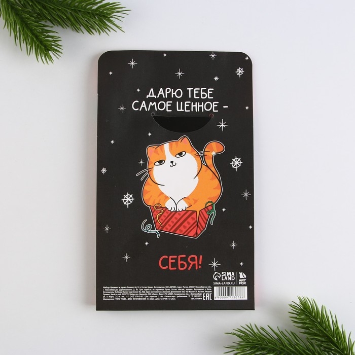 Подарочный набор новогодний, блокнот и ручка пиши-стирай &laquo;С новым годом!&raquo;