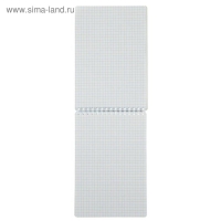 Блокнот А5, 50 листов в клетку на гребне "Тёмно-красный", обложка мелованный картон Блокнот А5, 50 листов в клетку на гребне "Тёмно-красный", обложка мелованный картон