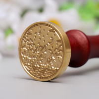 Печать для сургуча с деревянной ручкой "Горы" 9х3х3 см Печать для сургуча с деревянной ручкой "Горы" 9х3х3 см