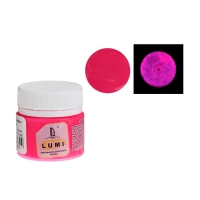 Краска акриловая люминесцентная (светящаяся в темноте), LUXART Lumi, 20 мл, розовый, небесно-голубое свечение (L10V20) Краска акриловая люминесцентная (светящаяся в темноте), LUXART Lumi, 20 мл, розовый, небесно-голубое свечение (L10V20)