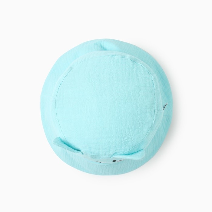 Панама для девочки, цвет мятно-голубой, размер 46 Панама для девочки, цвет мятно-голубой, размер 46