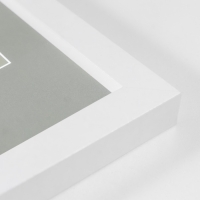 Фоторамка МДФ "Nina" 30х40 см, белый (пластиковый экран)