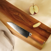 Нож кухонный SL Home «Оливия», шеф, лезвие 20,32 см, дамасская сталь, цвет коричневый Нож кухонный SL Home «Оливия», шеф, лезвие 20,32 см, дамасская сталь, цвет коричневый