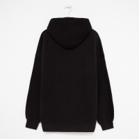 Худи мужское, цвет чёрный, размер 54