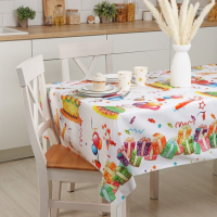 Клеёнка на стол Доляна, на нетканой основе, ширина 137 см, общая толщина 0,19 мм, рулон 20 м Клеёнка на стол Доляна, на нетканой основе, ширина 137 см, общая толщина 0,19 мм, рулон 20 м