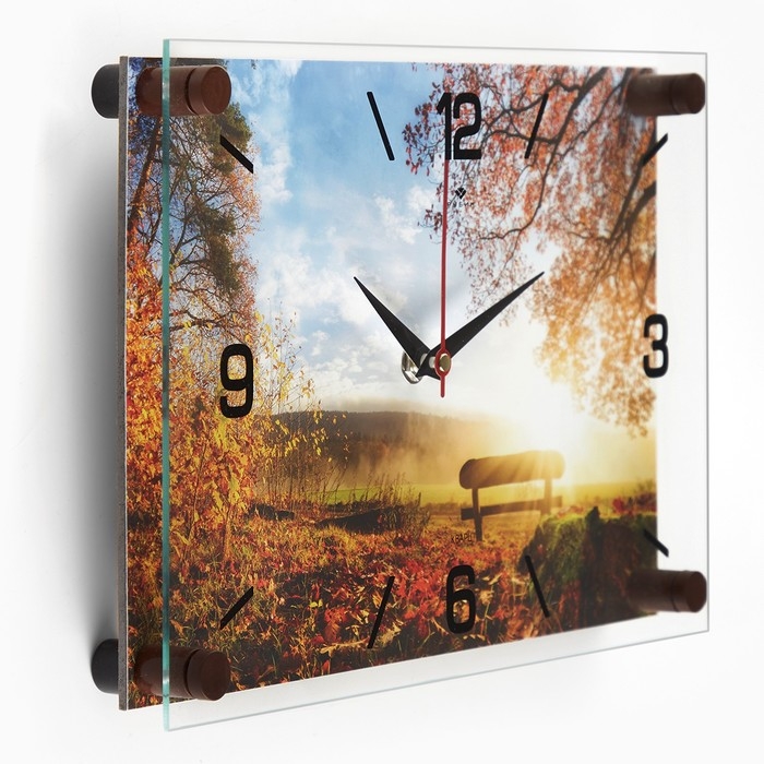 Часы настенные: Природа, Часы настенные: Природа, "Солнечный день", 20 х 30 см