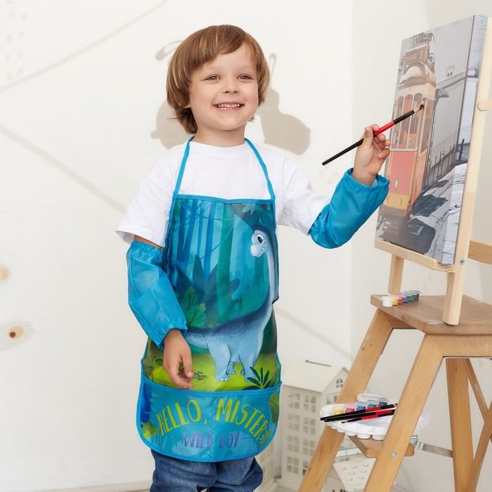Фартук с нарукавниками детский Этель &laquo;Джунгли&raquo;, 49 х 39 см