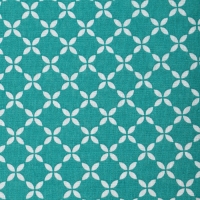 Простыня на резинке Атра 140х200х20, Вестерн, морская волна, бязь 120г/м, хл100%