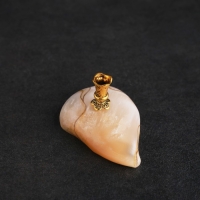 Подсвечник № 2 "Церковный", листок, селенит Подсвечник № 2 "Церковный", листок, селенит