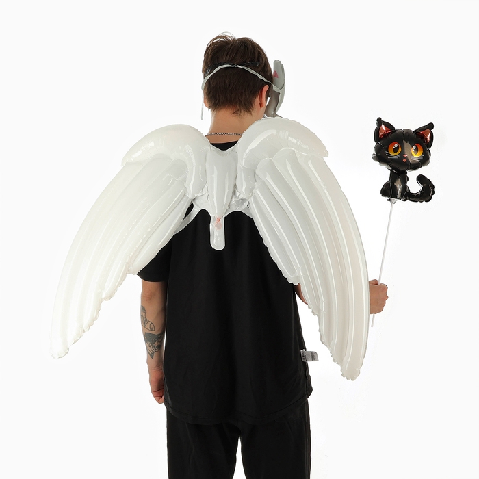 Набор фольгированных шаров «Карнавальный набор. Кошка», 3 шт. Набор фольгированных шаров «Карнавальный набор. Кошка», 3 шт.