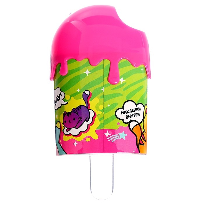 Игрушка-сюрприз «Мяк-жмяк» в мороженке, МИКС Игрушка-сюрприз «Мяк-жмяк» в мороженке, МИКС