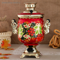 Самовар &laquo;Рябина&raquo;, банка, 3 л, электрический