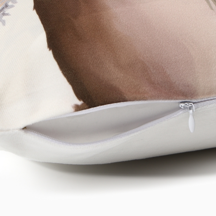 Чехол на подушку Этель "Мамочка", 40*40 см, 100 п/э, велюр