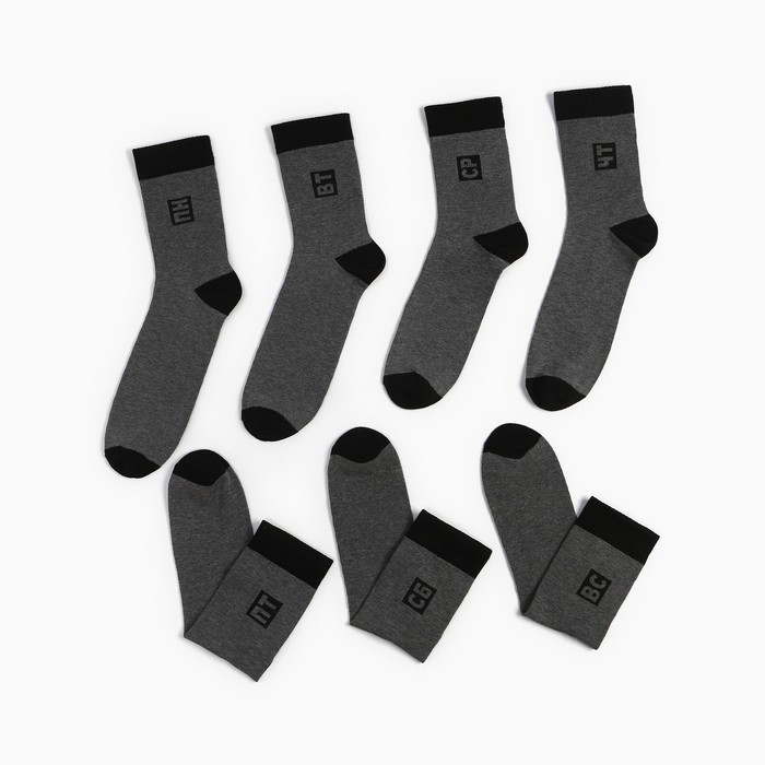 Набор мужских носков KAFTAN "Неделька" 7 пар, р-р 41-44 (27-29 см)