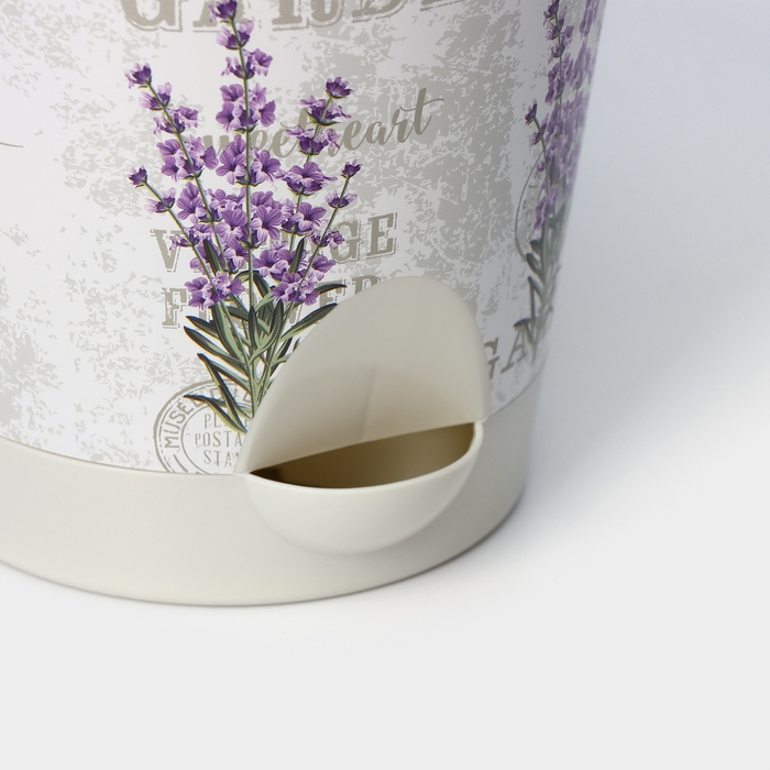 Горшок для цветов с прикорневым поливом «Ника Деко. Лаванда», 800 мл Горшок для цветов с прикорневым поливом «Ника Деко. Лаванда», 800 мл