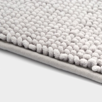 Коврик "Букли" для ванной 50х80 см, светло-серый, микрофибра плотность 1100 Коврик "Букли" для ванной 50х80 см, светло-серый, микрофибра плотность 1100