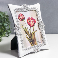 Фоторамка пластик под металл 13х18 см "Миллионы роз" серебро и перламутр 22,5х17,5х1,5 см Фоторамка пластик под металл 13х18 см "Миллионы роз" серебро и перламутр 22,5х17,5х1,5 см