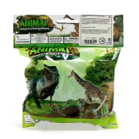 Набор грузовиков &laquo;Парк животных. Динозавры&raquo;, инерция, МИКС