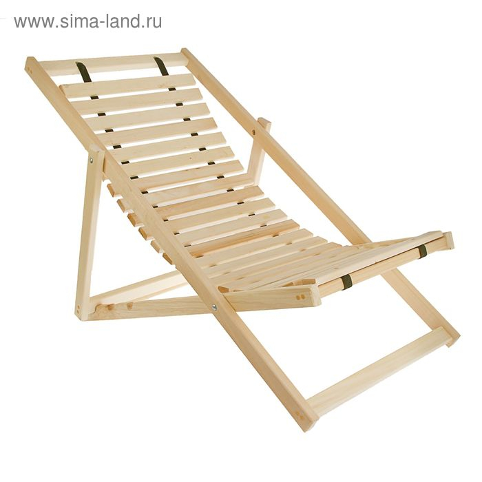 Шезлонг гибкий складной, 60×118×75см, из липы, Шезлонг гибкий складной, 60×118×75см, из липы, "Добропаровъ"