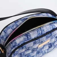 Сумка женская на молнии, цвет синий Сумка женская на молнии, цвет синий