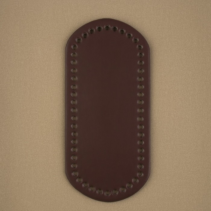 Донце для сумки, 22 &times; 10 &times; 0,3 см, цвет коричневый