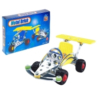 Конструктор металлический &laquo;Гонка&raquo;, 68 деталей