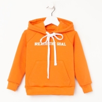 Толстовка детская KAFTAN "Trendy" р.28 (86-92), оранжевый