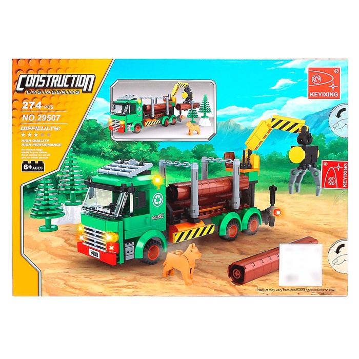 Конструктор &laquo;Лесорубы&raquo;, 274 детали