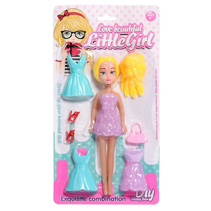 Кукла модная &laquo;Маша&raquo; разборная, МИКС